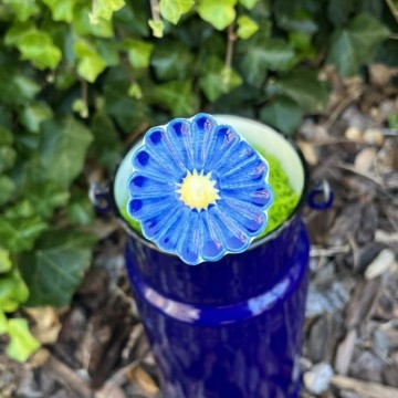 Bloemdonkerblauw