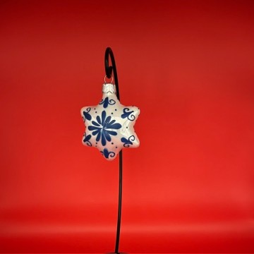 Kerstbal sterblauw
